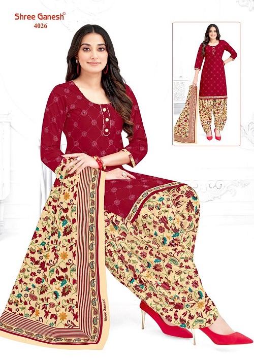 Shree Ganesh Hansika Vol 20 Patiyala Cotton Dress Material
